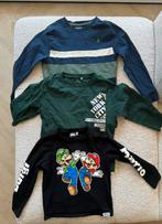Set longsleeves 110/116 voor 7,50, Ophalen, Zo goed als nieuw, Jongen of Meisje, Shirt of Longsleeve