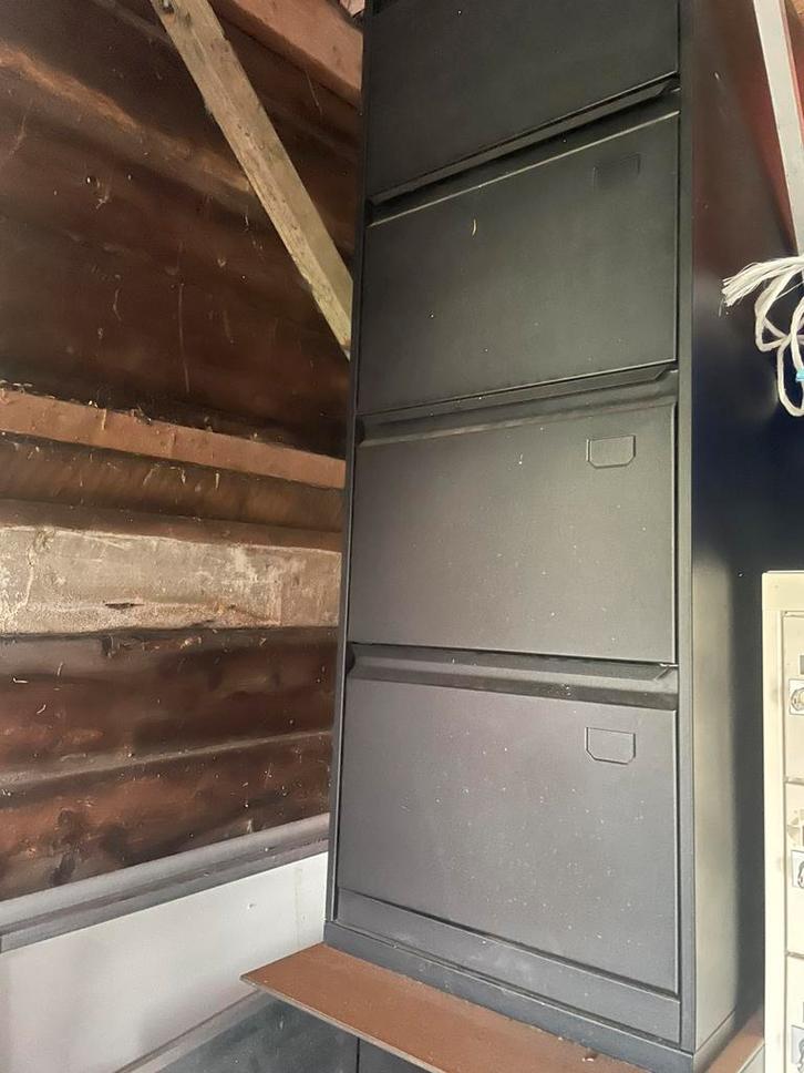 Ladenkast 4 laden zwart met sleutel, Huis en Inrichting, Kasten | Ladekasten, Minder dan 100 cm, Minder dan 50 cm, 25 tot 50 cm