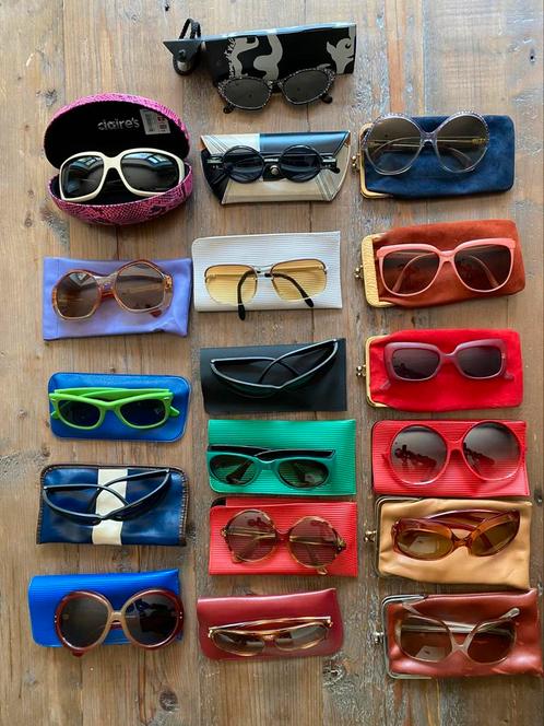 Vintage dames zonnebrillen, Sieraden, Tassen en Uiterlijk, Zonnebrillen en Brillen | Dames, Zo goed als nieuw, Zonnebril, Overige merken