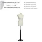 Paspop - Buste Nieuw Div.Maten met Witte / Zwarte Ronde Poot, Ophalen of Verzenden, Nieuw, Zwart, Accessoires
