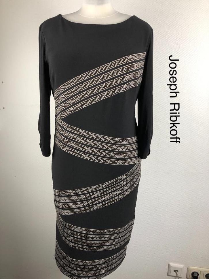 Joseph Ribkoff Jurk  (mt: 42) 19,5/8944, Kleding | Dames, Jurken, Zo goed als nieuw, Maat 42/44 (L), Zwart, Knielengte, Ophalen of Verzenden