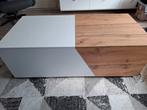 Uitschuifbare salontafel met opbergruimte, Huis en Inrichting, Tafels | Salontafels, Ophalen, 100 tot 150 cm, 50 tot 100 cm, Zo goed als nieuw