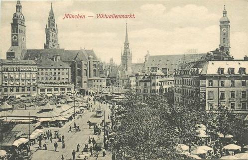 (379-161-023) München Viktualienmarkt, Verzamelen, Ansichtkaarten | Buitenland, Duitsland, Verzenden