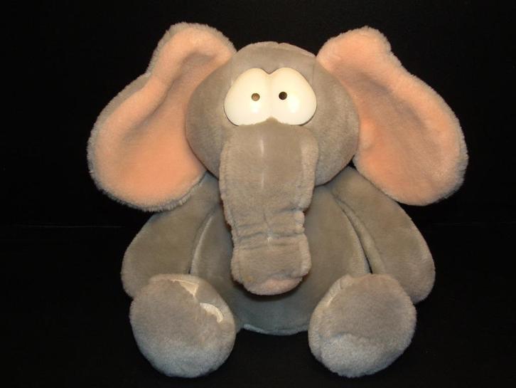 LEENDERT JAN VIS OLIFANT AXEL GROOT PLUCHE GRIJS MET, Kinderen en Baby's, Speelgoed | Knuffels en Pluche, Nieuw, Overige typen