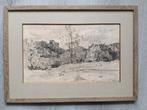 J.A Akkeringa (1861-1942) - Duinlandschap bij Scheveningen, Antiek en Kunst, Ophalen of Verzenden