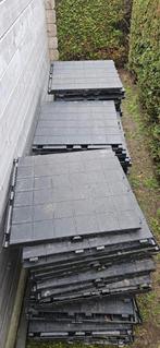 72x Isabella voortent tegels 50x50 cm, Ophalen, Gebruikt, Kunststof, Terrastegels