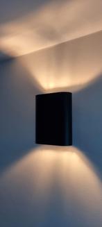 2 stuks wandlamp zwart, up down Light, nieuw, Ophalen of Verzenden, Nieuw, Metaal