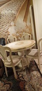 Eettafel en stoelen, Ophalen, Gebruikt, 200 cm of meer, 50 tot 100 cm