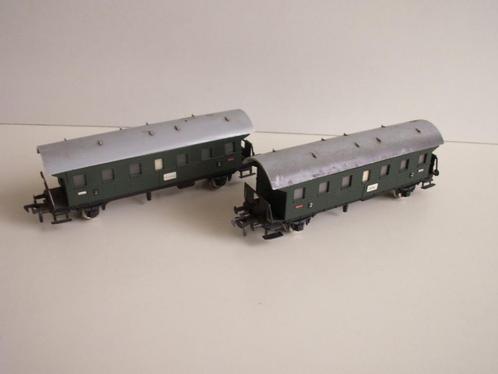 Fleischmann 2x 1404 personenwagons, Hobby en Vrije tijd, Modeltreinen | H0, Gebruikt, Wagon, Gelijkstroom, Fleischmann, Ophalen of Verzenden