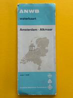 ANWB Waterkaart Amsterdam-Alkmaar, Gelezen, 2000 tot heden, Ophalen of Verzenden, Landkaart