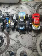 3 HIMOTO Radiografische auto's  RTR schaal 1/10, Ophalen