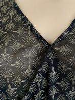 J121 Sissy Boy lange maxi jurk maat 40/42=M/L zwart beige, Maat 38/40 (M), Zwart, Sissy-Boy, Ophalen of Verzenden