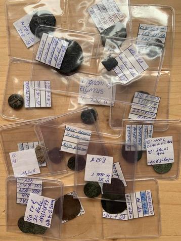19 stuks diverse meest antieke munten. beschikbaar voor biedingen