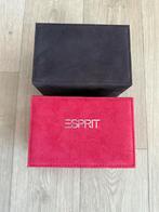 Twee sieradendozen Esprit rood en bruin, Sieraden, Tassen en Uiterlijk, Portemonnees, Ophalen of Verzenden, Zo goed als nieuw