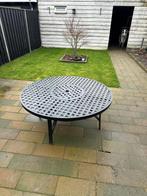 Hartman tuintafel rond, Tuin en Terras, Ophalen, Zo goed als nieuw, Aluminium, Tuinset