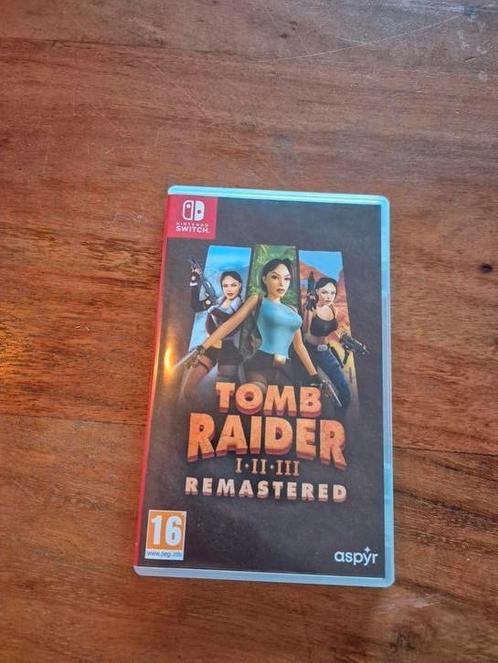 Tomb Raider I–II–III Remastered || Nintendo Switch Games, Spelcomputers en Games, Games | Nintendo Switch, Zo goed als nieuw, Avontuur en Actie