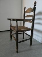 stoeltje voor kind hout rieten zitting plm 1900, Antiek en Kunst, Antiek | Meubels | Stoelen en Banken, Ophalen