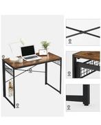 Computertafel/ bureau vintage design. Inklapbaar, Ophalen, Zo goed als nieuw, Bureau