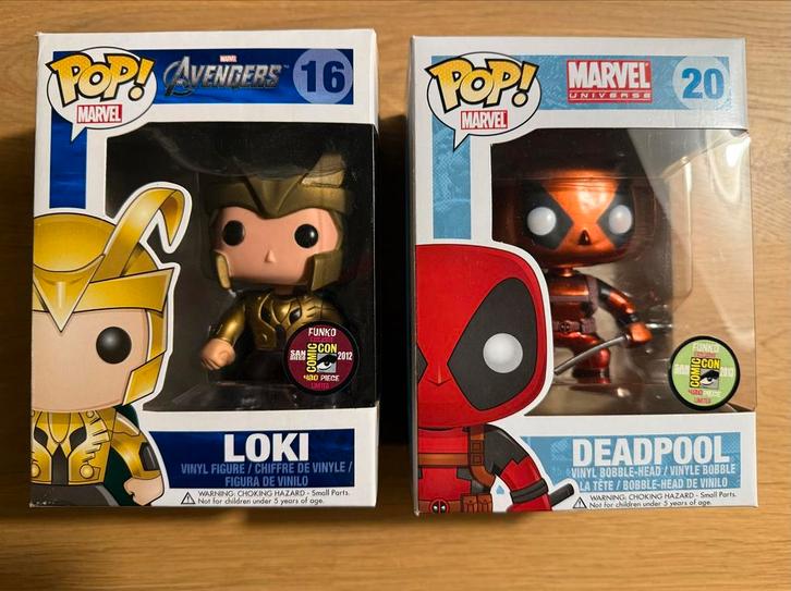 Funko Marvel Grails SDCC Loki & Deadpool, Verzamelen, Poppetjes en Figuurtjes, Zo goed als nieuw, Ophalen of Verzenden