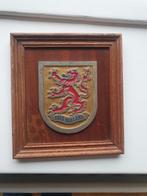 geëmailleerd koper wapen Zuid Holland op hout, Antiek en Kunst, Antiek | Wandborden en Tegels, Ophalen
