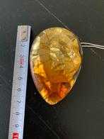 Mooie grote glitter goudkleurige broche 7,5 cm, Sieraden, Tassen en Uiterlijk, Broches, Ophalen of Verzenden, Zo goed als nieuw