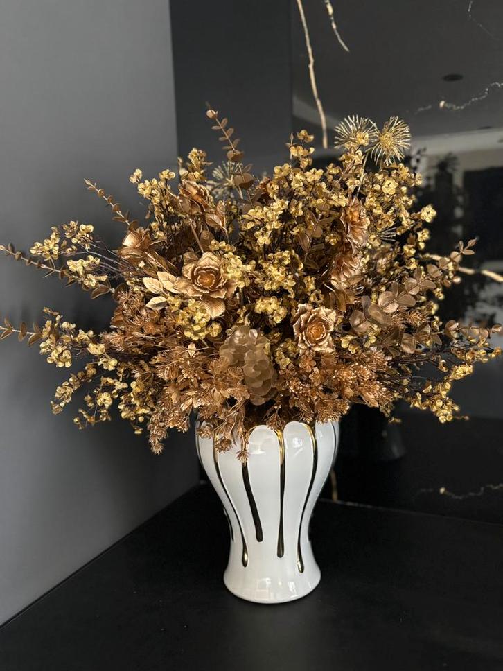 Echte eyecatcher compleet met vaas, Huis en Inrichting, Woonaccessoires | Kunstplanten en Kunstbloemen, Nieuw, Ophalen of Verzenden
