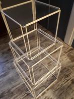 Max sauze isocele nesttafels, Ophalen, Minder dan 55 cm, 60 cm of meer, Vierkant