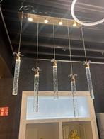 Led hanglamp nieuw goud en zilver 3/5 lichts lamp, Glas, Nieuw, 75 cm of meer, Eric Kuster