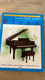 Alfred basic piano level 5, Muziek en Instrumenten, Bladmuziek, Gebruikt, Ophalen of Verzenden