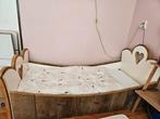 Peuterbed hout + matras en lattenbodem, Ophalen, Gebruikt, 70 tot 85 cm, 140 tot 160 cm