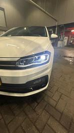 2021 Volkswagen Polo R-line, APK 2027,virtual cockpit,Pano, Auto's, Voorwielaandrijving, 1063 kg, Zwart, Leder en Stof