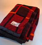 Retro Vintage Deken Hatema in Roodtinten, Huis en Inrichting, Ophalen of Verzenden