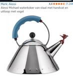 Fluitketel Alessi met vogel uitloop., Ophalen