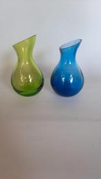 Royal Leerdam crystal,lees de beschrijving, Blauw, Aardewerk of Porselein, Ophalen of Verzenden, Zo goed als nieuw