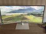 Samsung Curved QHD Ultrawide Monitor perfect voor Apple, Computers en Software, Monitoren, 3 tot 5 ms, VA, Zo goed als nieuw, Hoofdtelefoonaansluiting