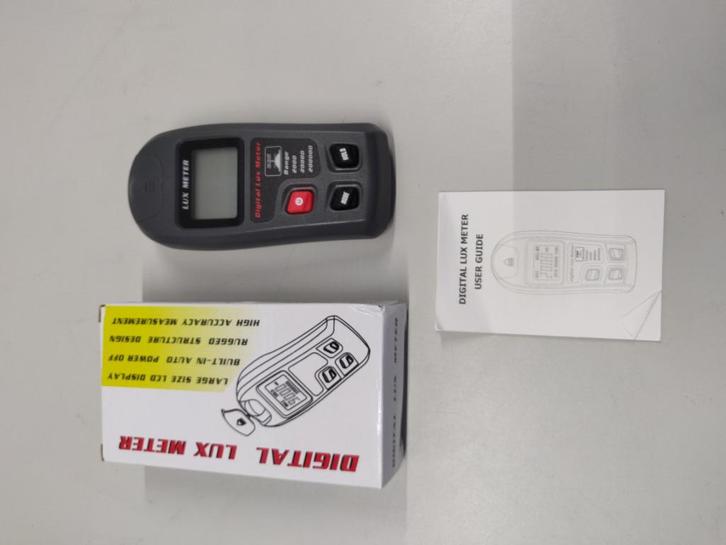 Digitale luxmeter lichtmeter tot 200.000 lux nieuw, Doe-het-zelf en Verbouw, Meetapparatuur, Nieuw, Multimeter, Ophalen of Verzenden