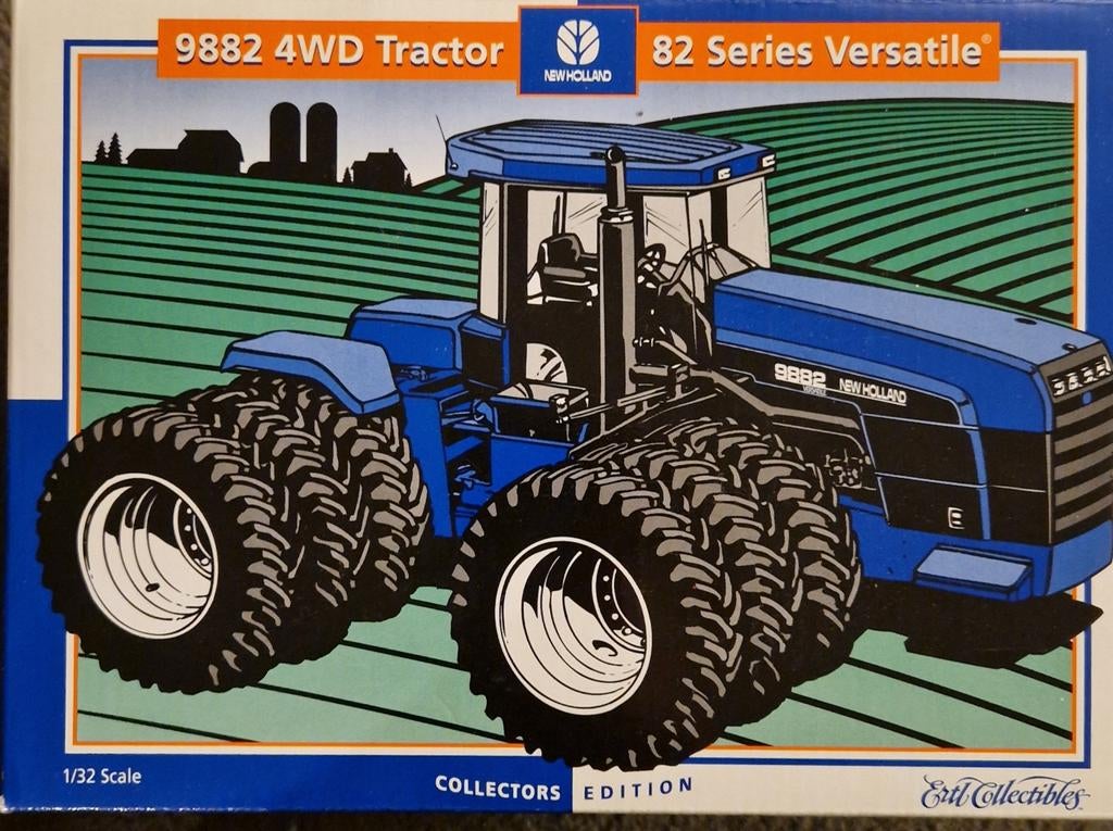 New Holland 9882 4WD Tractor - Ertl Collectible, Overige merken, 1:32 tot 1:50, Overige typen, Nieuw