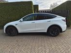 Tesla Model Y 2023 AWD, 75Kwh, trekhaak., Auto's, Tesla, Automaat, Wit, Origineel Nederlands, Elektrisch