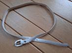 Riem wit lak met ovale gesp - nieuw -, Kleding | Dames, Riemen en Ceinturen, Verzenden, Nieuw, Wit, 80 tot 90 cm