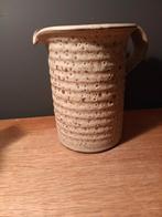 Steengoed schenkkan, gesigneerd. Ebbenhout, '78 gaaf, Antiek en Kunst, Antiek | Vazen, Ophalen of Verzenden