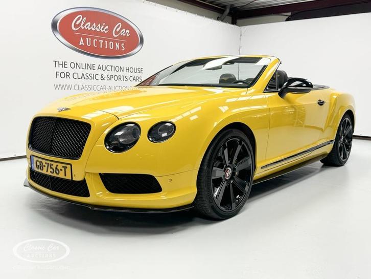 Bentley CONTINENTAL GT V8 S Convertible  - ONLINE AUCTION, Auto's, Bentley, Bedrijf, Continental, Benzine, G, Cabriolet, Automaat