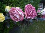 Grote decoratie rozen roze + geel NIEUW!, Huis en Inrichting, Woonaccessoires | Overige, Ophalen of Verzenden, Nieuw