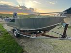 Aluminium Boot Aluva 400 Yamaha 85pk Bigtiller Trim, Watersport en Boten, Ophalen of Verzenden, Gebruikt