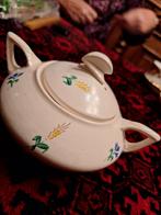 Art deco platelen suikerpot, Antiek en Kunst, Antiek | Keramiek en Aardewerk, Ophalen of Verzenden