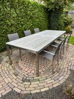 Gloster Alu - Teak Tuinset Loungeset, Ophalen of Verzenden, Zo goed als nieuw, Teakhout