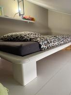 Bed 90x200 Futon style, Huis en Inrichting, Slaapkamer | Bedden, Ophalen, 90 cm, Eenpersoons, Wit