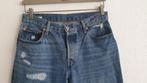Levi's 501 Ripped Jeans - Maat W28-W32, Blauw, Ophalen of Verzenden, W30 - W32 (confectie 38/40), Gedragen