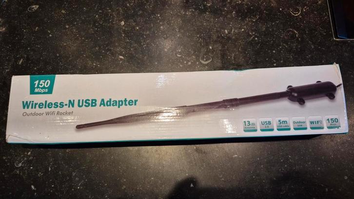 Wireless-N USB Adapter - Outdoor Wifi Antenne, Computers en Software, WiFi-versterkers, Nieuw, Ophalen of Verzenden