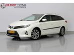 Toyota Auris Touring Sports 1.8 Hybrid Lease Exclusive AUTOM, Gebruikt, Leder en Stof, Wit, 98 pk