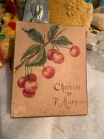 Vintage Brocante Doosje met Kersendecoratie, Ophalen of Verzenden